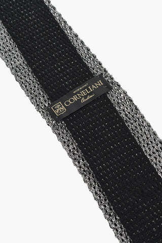 Crochet Silk Tie with Reversible Design