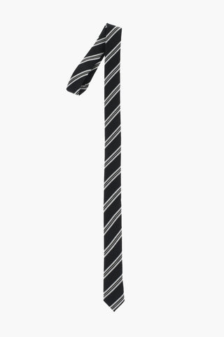 CC COLLECTION Slim Tie with Diagonal Stripes