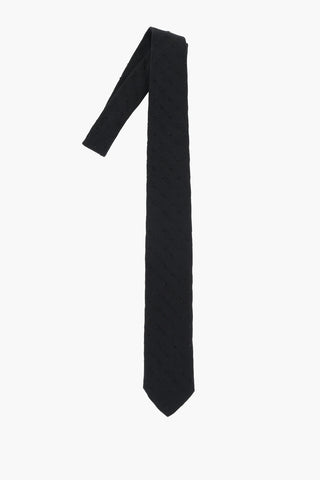 CC COLLECTION Jacquard Cotton Blend Tie