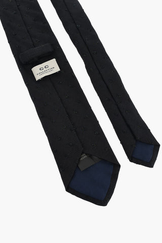 CC COLLECTION Jacquard Cotton Blend Tie
