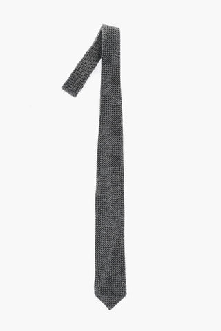 TREND Geometric Patterned Wool Blend Tie