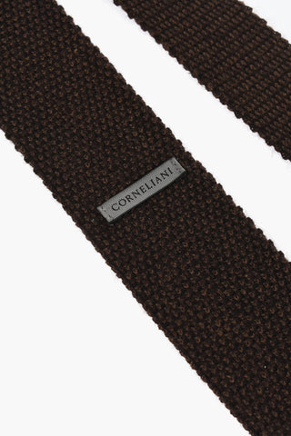 Cravatta in Maglia in Misto Cashmere