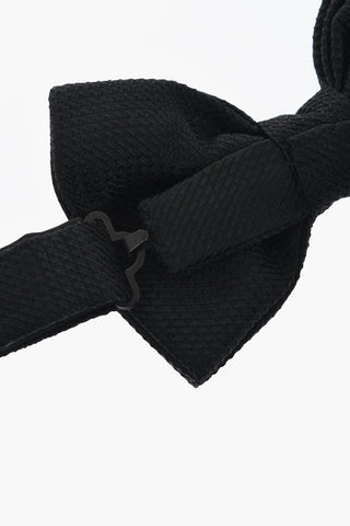 Jacquard Silk Blend Bow Tie