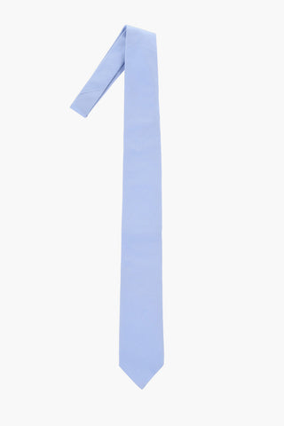 Pin Check Jacquard Silk Tie