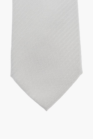 Cravatta in Seta Herringbone Cucita a Mano