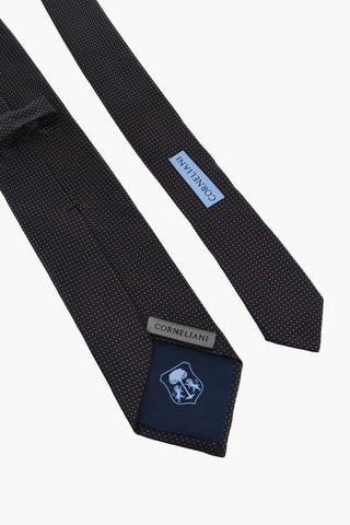 Cravatta in Satin di Seta a Pois