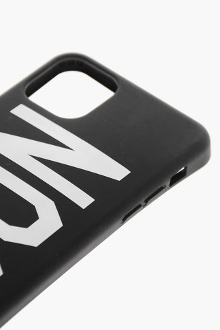 Solid Color Iphone 11 PRO MAX Case with Contrasting Logo