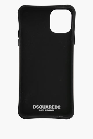 Solid Color Iphone 11 PRO MAX Case with Contrasting Logo