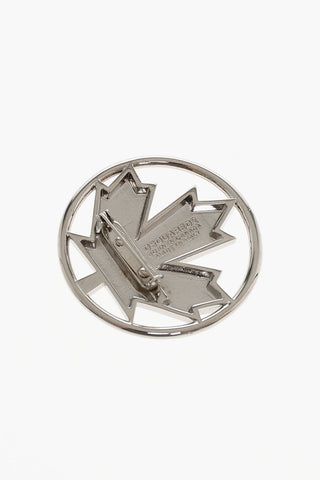 Metal D2 LEAF Pin with Iconic Motif
