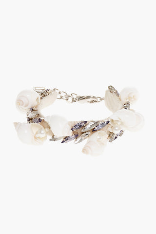 Bracciale Impreziosito da Conchiglie e Cristalli