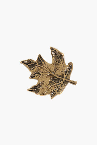 Spilla D2 LEAF in Metallo Effetto Dorato