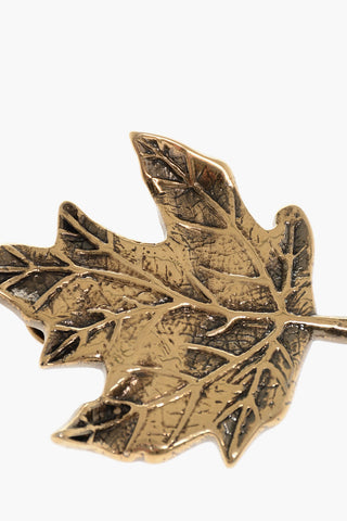 Spilla D2 LEAF in Metallo Effetto Dorato