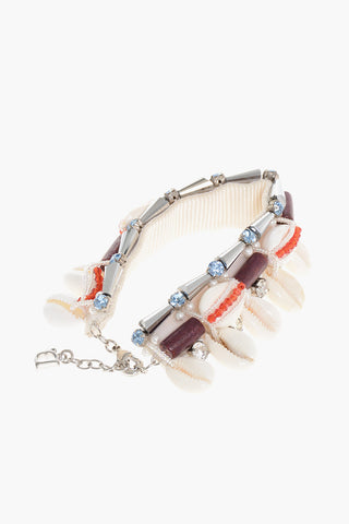 Bracciale Impreziosito da Conchiglie e Strass
