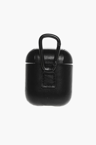 Custodia per Airpods in Tinta Unita con Logo a Contrasto