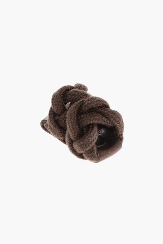 Rope Ring with Leather Detail