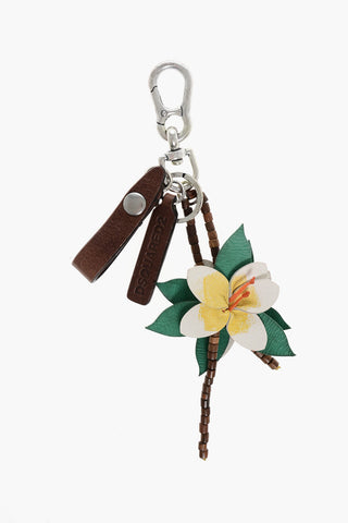 Keyring ALOHA SPIRIT with Leather Pendants