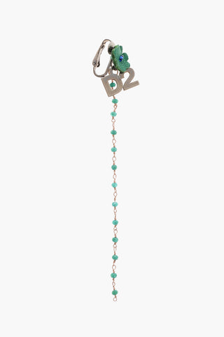 Metal  SPARKLING EVENING Clip-On Single Earring with Beads