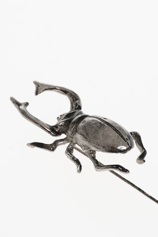 Metal Pin with Beetle Detail