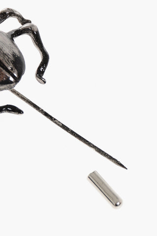 Metal Pin with Beetle Detail