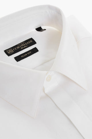 Camicia Slim Fit con Chiusura a Scomparsa