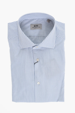 CC COLLECTION Awning Striped Cotton Shirt