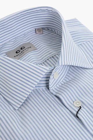 CC COLLECTION Awning Striped Cotton Shirt