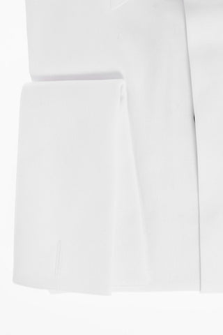 CC COLLECTION 윙팁 셔츠 숨김 단추 여밈