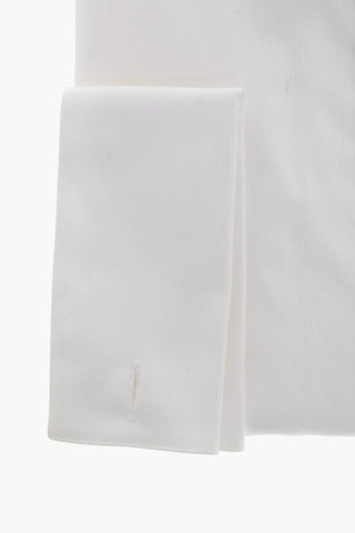 CC COLLECTION Stretch Cotton Wing-tip Shirt