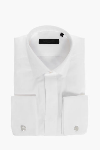 CODE Camicia in Popeline con Collo Francese