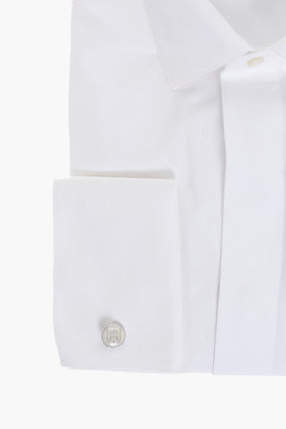 CODE Camicia in Popeline con Collo Francese