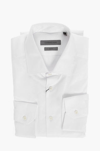 Twill Cotton Slim Fit Shirt