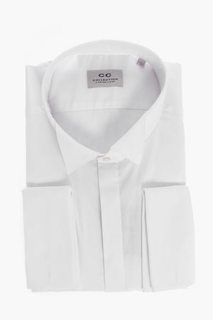 CC COLLECTION Stretch Cotton Wing-Tip Shirt