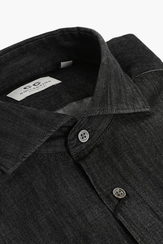 CC COLLECTION Cotton Shirt with Standard Collar
