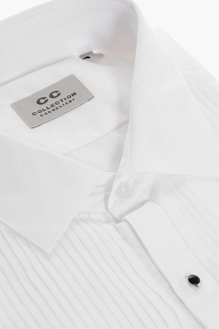 CC COLLECTION Popeline Cotton Tuxedo Shirt