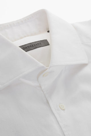 Cotton Shirt with Standard Collar