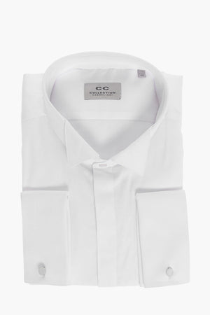 CC COLLECTION Stretch Poplin Wing-tip Shirt