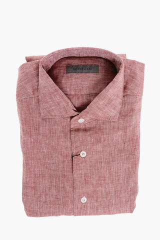 Standard Collar Linen Shirt