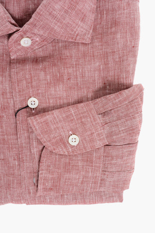 Standard Collar Linen Shirt