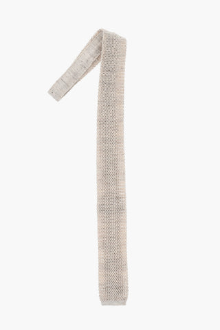 Crochet Linen Blend Tie