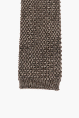 Cravatta in Maglia in Misto Cashmere