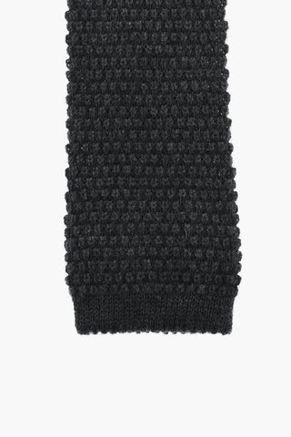 Cravatta in Maglia in Misto Cashmere
