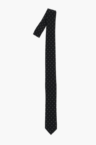 CC COLLECTION Cravatta in Misto Lana a Pois