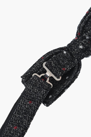 CC COLLECTION Papillon in Maglia con Motivo a Pois