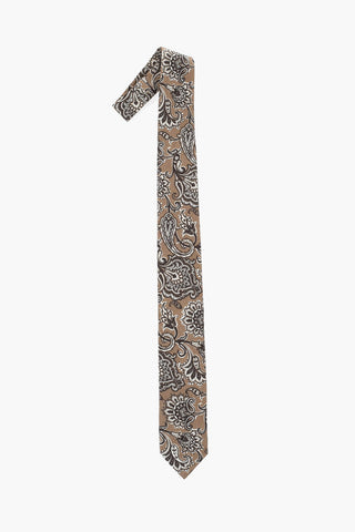 CC COLLECTION Cravatta in Seta Motivo Paisley