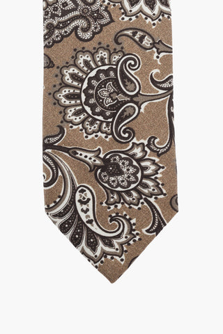 CC COLLECTION Cravatta in Seta Motivo Paisley