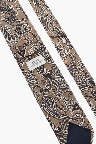 CC COLLECTION Cravatta in Seta Motivo Paisley