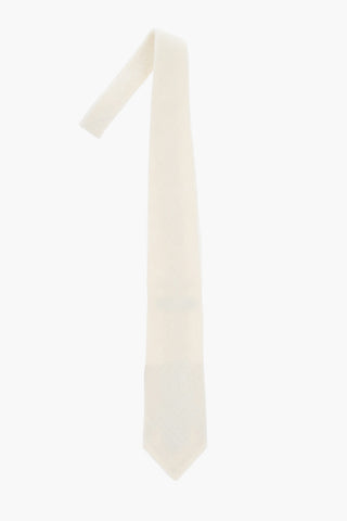 Monochrome Linen Tie