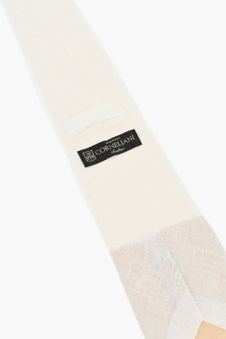 Monochrome Linen Tie