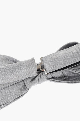 실크 자카드 보타이