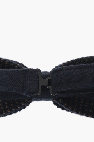 Cashmere Blend Knitted Bow Tie